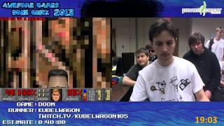 Doom - Speed Run in 0:31:54 by Kubelwagon *Live at Awesome Games Done Quick 2013 [PC]