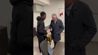 DELIVERED! Mourinho has fulfilled his promise of buying €800 shoes for Ghanaian Afena-Gyan.