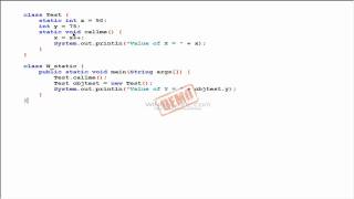 Static Method in Java 2 SE HD