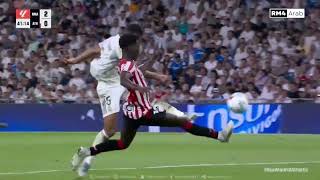 Jude Bellingham goal vs Athletic Bilbao. Great assist from Thiago Pitarch.