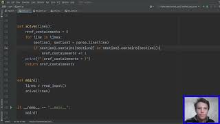 Advent of Code 2022, Day 4, Python Solution