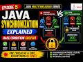 Java Synchronization Explained | Thread Safety & Race Condition | Java Multithreading Ep. 5