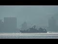 m241120a【4k】海上自衛隊舞鶴基地 ミサイル艇『はやぶさ』 出港