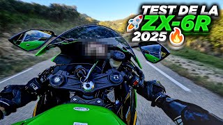 TEST DE LA ZX-6R 2025 🔥🚀 UNE DINGUERIE