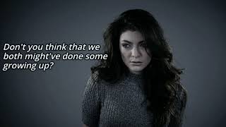 Lorde - Hold No Grudge (Lyrics)