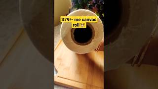 canvas roll in just Rs 379 #canvas #shorts #youtubeshorts #unboxing #flipkart #shortsvideo