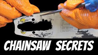 CHAINSAW SECRETS - The Pros Won't Tell You About