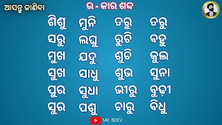 ଆସନ୍ତୁ ଜାଣିବା | ଓଡ଼ିଆବର୍ଣ୍ଣମାଳା ଉ- କାର ଶବ୍ଦ | || Learning | Barnabodh | barnamala |ଉକାରମାତ୍ରା|Mrbdev