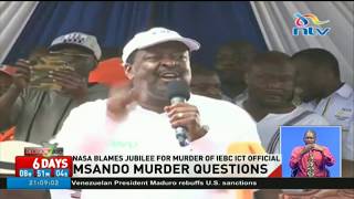 Nasa blames Jubilee for murder of IEBC ICT Manager Chris Msando