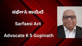 164.  Sarfaesi Act / ಸರ್ಫೇಸಿ ಕಾಯಿದೆ