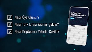 BtcTurk Pro Kullanım Rehberi - #BtcTurkProRehber