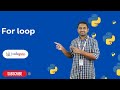 For loop in Python | Python Tutorials - 2022 | Codegnan