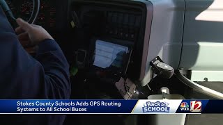 Stokes County Schools adds GPS routing system to school buses