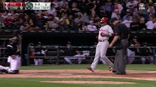 PHI@CWS: Galvis hits a mammoth shot in the 7th