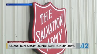 Salvation Army to resume donation pickup on July 21
