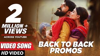 Rangasthalam Video Song Promos Back to Back - Ram Charan, Samantha, Pooja Hegde