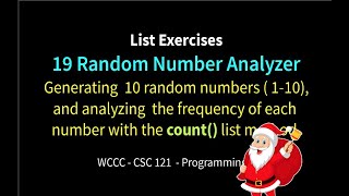 19 Random Number Analyzer (Python)