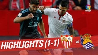Resumen de Sevilla FC vs Real Sociedad (1-1)