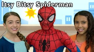 Itsy Bitsy Spider and More | Real Spiderman Learning Magic | Mother Goose Club Songs for Children