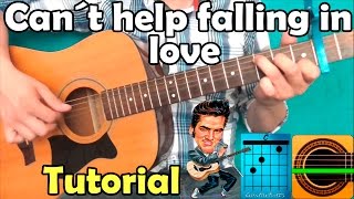 Como tocar "Can´t help falling in love" de Elvis Presley en guitarra - Facil, paso a paso