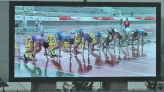 H28　いわて国体　少年男子B100m　予選5組