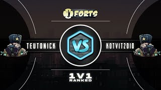 [Cast] Teutonick vs Kotvit2010 - 1v1 Ranked Forts RTS - Gameplay Commentary