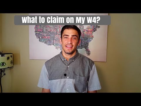 What to claim on my W-4? What to claim on my W-4?