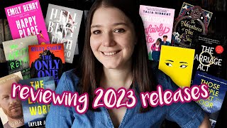 reviewing the 2023 book releases i've read so far this year 📚 [CC]
