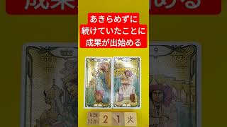 おみくじ的タロット占い「あきらめずに続けていたことに、一定の成果が出てくる一日」