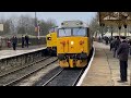 heritage diesel locomotives 47555 37109 50015 40012 ramsbottom east lancashire railway diesel gala