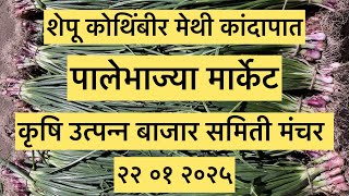 कृषि उत्पन्न बाजार समिती मंचर २२ ०१ २०२५...