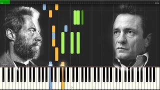 Johnny Cash - Hurt (OST Logan) [Easy Synthesia Piano Tutorial]