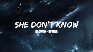 She Don't Know - [Slowed + Reverb] | Millind Gaba Song | Shabby | Latest Hindi Song | Music World |