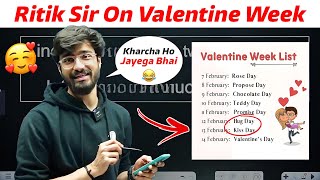 Ritik Sir Valentine Week Planner 🤭 | Total Amount ₹***** 😱 | Valentine Week Special 😍