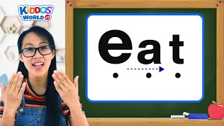 Teaching Kids How to Read  Easy 3 - Letter Words - Learning the Letter Phonic Sounds