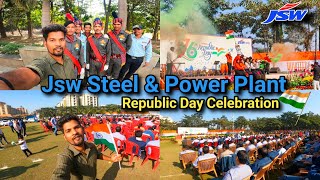 Jsw Steel \u0026 Power Plant ରେ Republic Day 🇮🇳 Celebration ମଜା ଆସିଗଲା 😍 || Sambalpuri Vlogs