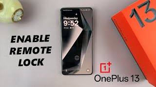 How To Enable Remote Lock On OnePlus 13