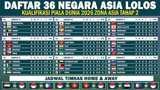 36 Negara Lolos Kualifikasi Piala Dunia 2026 Zona Asia Tahap 2 | Jadwal Grup F