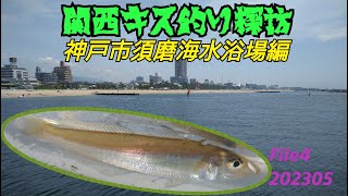 関西キス釣り探訪 神戸市須磨海水浴場 File4  202305 フルバージョン