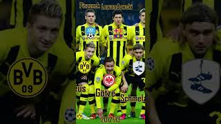 Borussia Dortmund squad 2012/13 vs 2023 #football #borussiadortmund