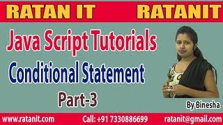 JavaScript Tutorial | Conditional Statements | Part-3 | By Binesha