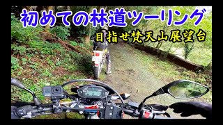 [師匠とのコラボ動画]  オフロード女子　初めての林道にチャレンジ！