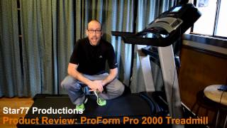 ProForm Pro 2000 Treadmill Product Review Customer Review iFit