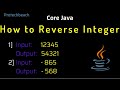 How to Reverse Integer in java?