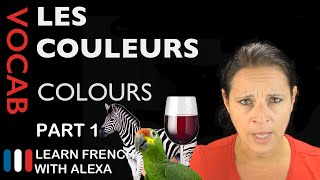 Colours in French Part 1 (basic French vocabulary from Learn French With Alexa)
