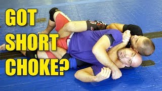 WHEN \u0026 HOW TO APPLY THE SHORT CHOKE FROM THE BACK - NO GI BJJ