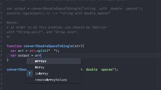 solve this - convert Double Space to Single