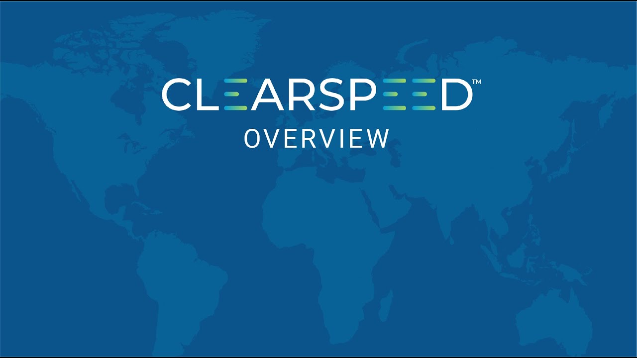 Clearspeed Overview Es Youtube