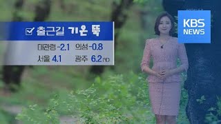 [날씨] 강풍에 출근길 쌀쌀, 황사 유입 / KBS뉴스(News)