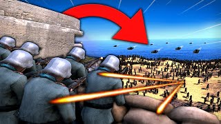 10000 Americans in BRUTAL D-DAY Beach Invasion! UEBS Ultimate Epic Battle Simulator